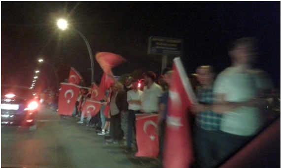 Manifestantes en las calles de Turqua