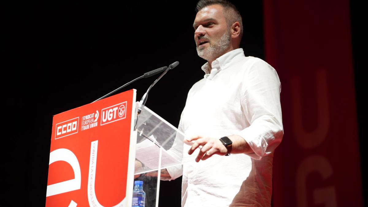 Frantisek Gajdos, vicepresidente de KOZ Eslovaquia. Otra  voz solidaria del sindicalismo europeo.