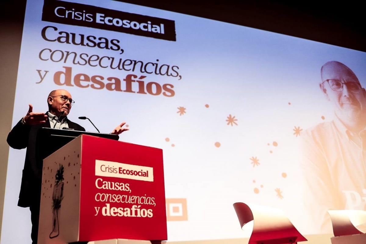 El secretario general de CCOO Aragón, Manuel Pina
