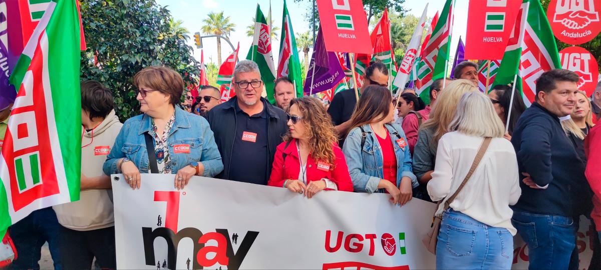 CCOO enseanza de Andaluca. 1 de Mayo