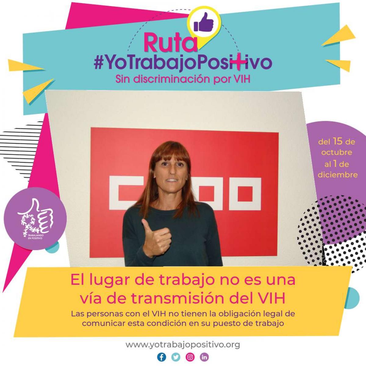 La secretaria de Internacional y Cooperacin, Cristina Faciaben, participa en la Ruta #YoTrabajoPositivo