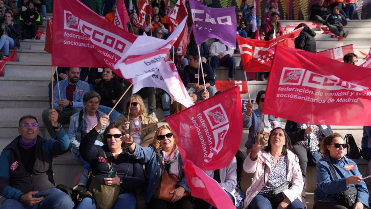 La asamblea ha reunido a 2.000 representantes de CCOO y otros tantos de UGT, procedentes de empresas y sectores muy diversos.