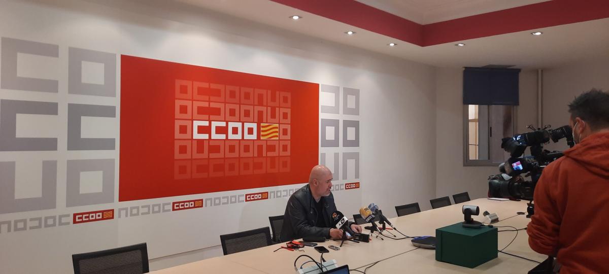 Comparecencia de prensa de Unai Sordo en Zaragoza
