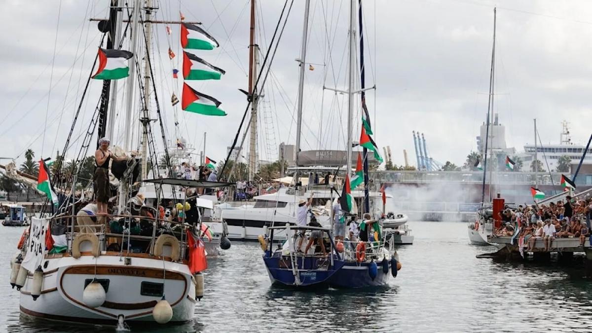 Comisiones Obreras se sumó a la iniciativa el 29 de agosto de 2025 y denunció el acoso israelí a esta misión.