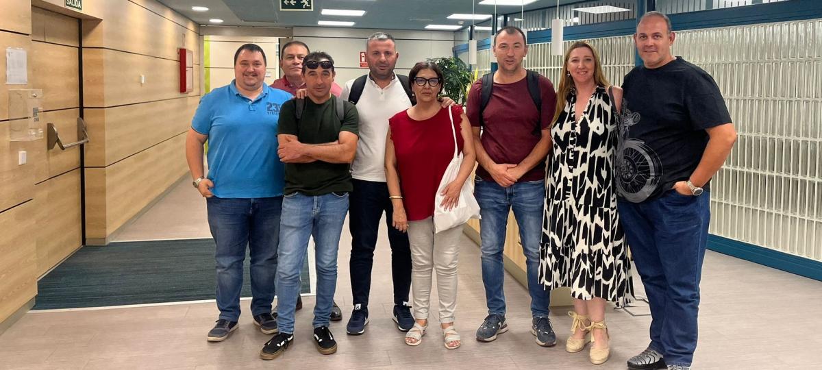 Representantes de CCOO en la comisin negociadora