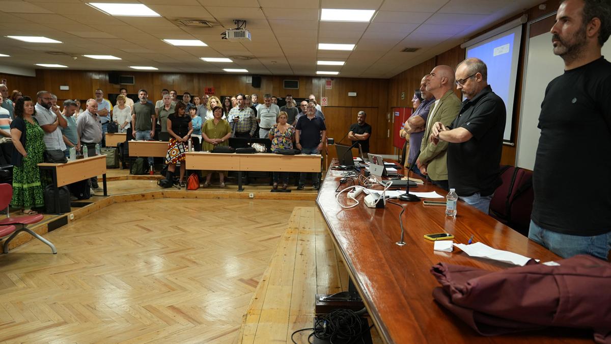 12 de septiembre: Minuto de silencio durante el Consejo Confederal de CCOO condenando un asesinato machista