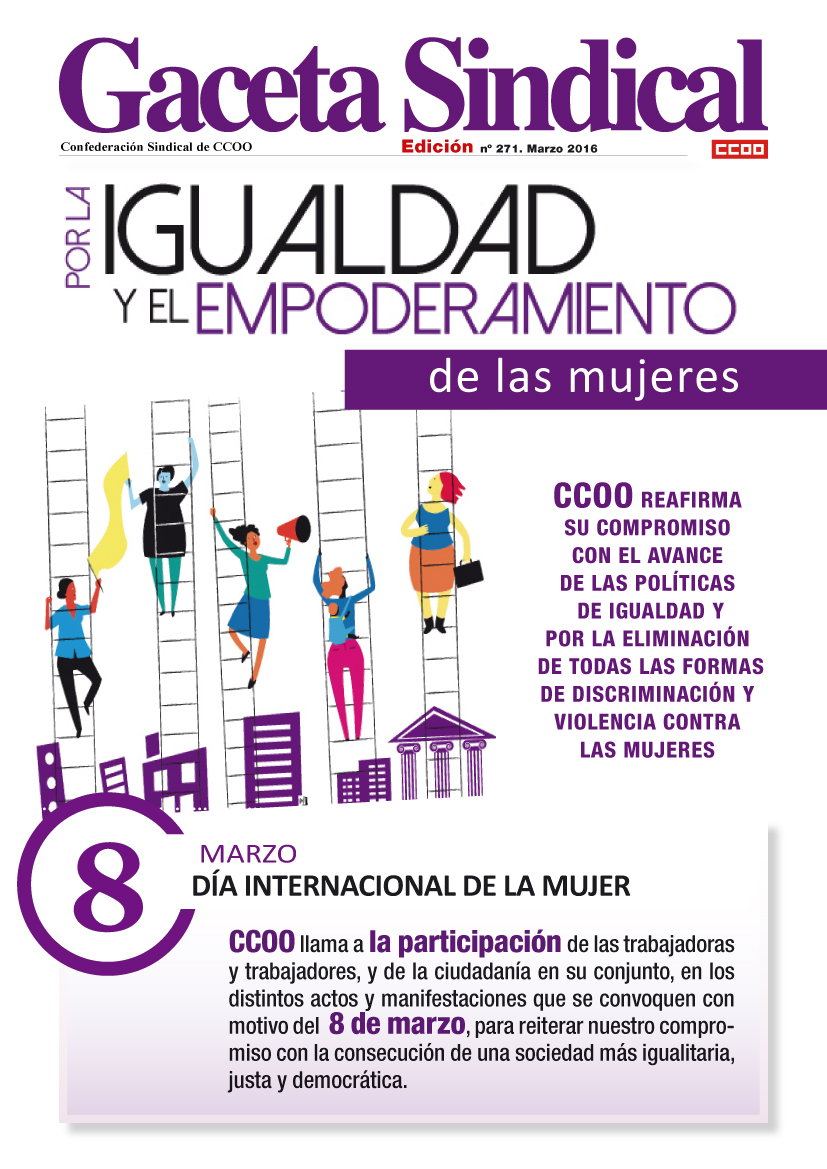 Gaceta Sindical n 271. 8 de marzo, Da Internacional de la Mujer