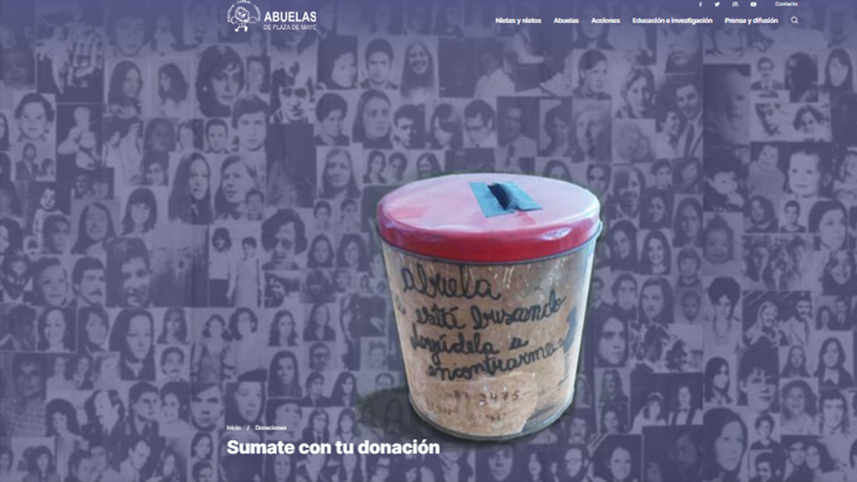 CCOO muestra su apoyo apoyo y solidaridad con las Abuelas de Plaza de Mayo.