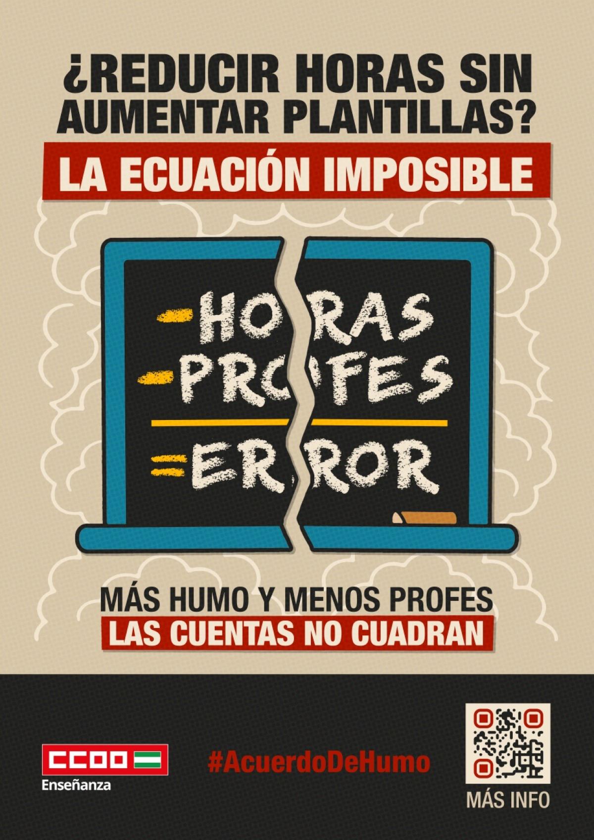 ¿Reducir horas sin aumentar plantillas?