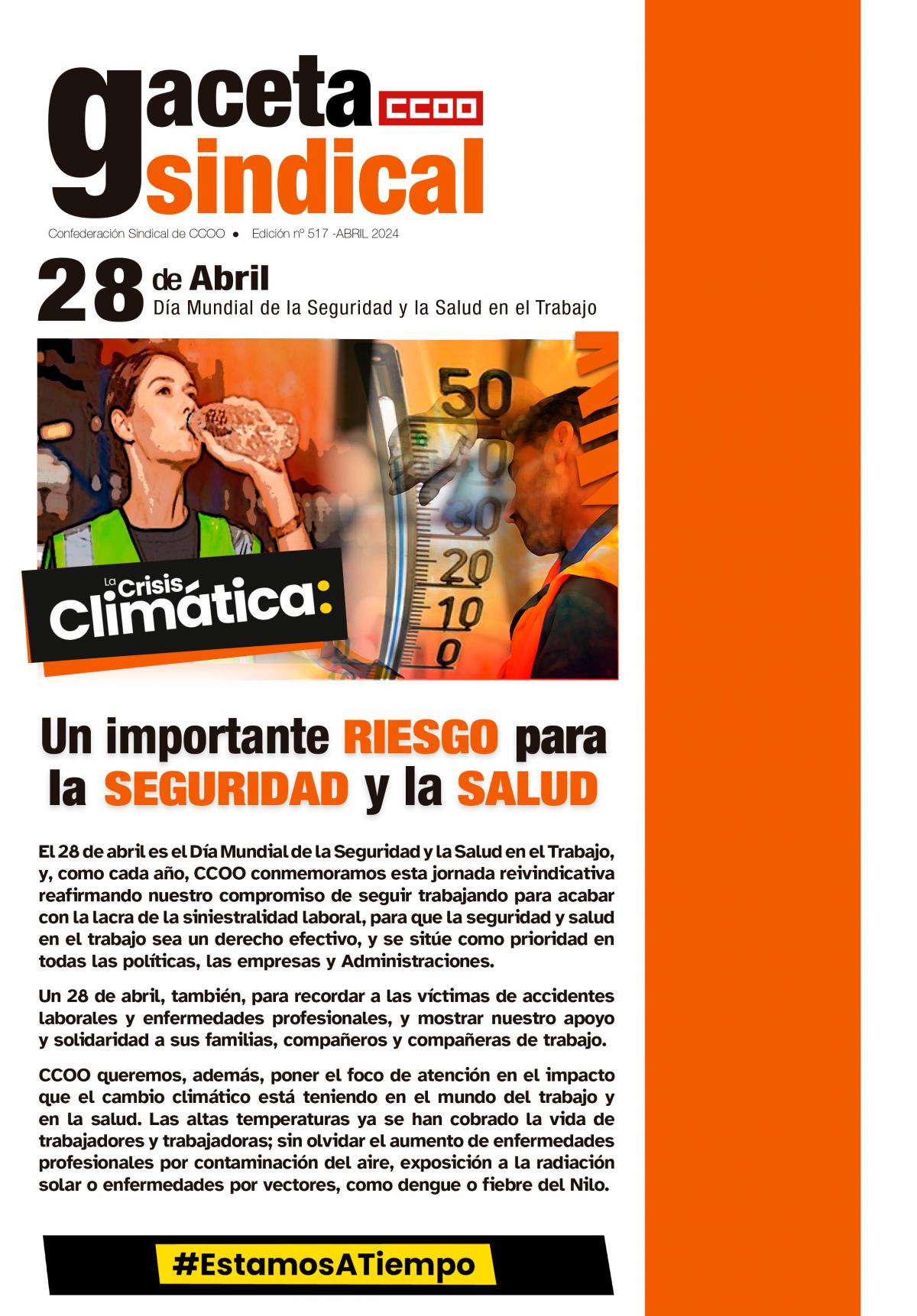 Gaceta Sindical n 517.  28 de abril