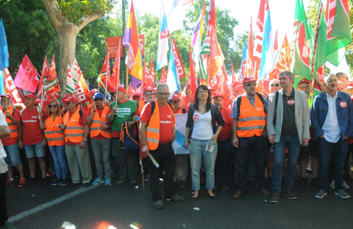 La manifestacin parte de Atocha