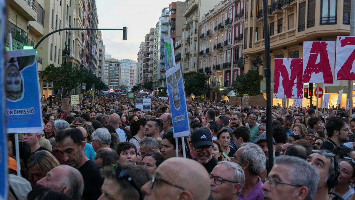 25 de octubre: Manifestación en apoyo de los afectados por la Dana en Valencia