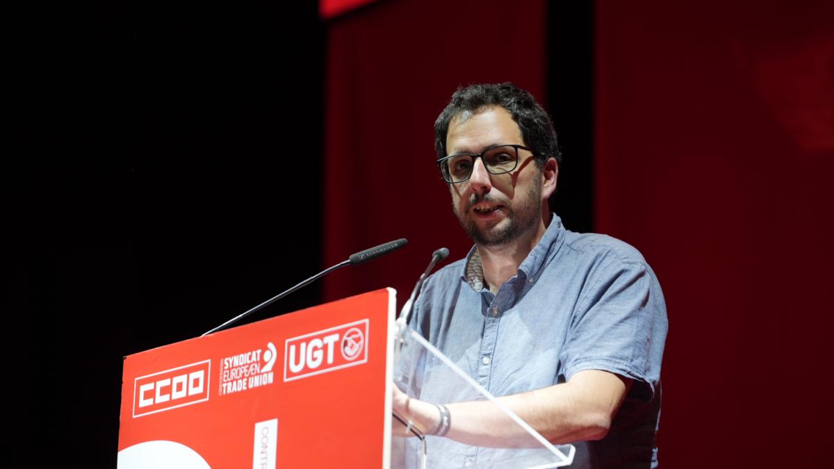 El portugués Joao Barreiros,secretario general de la CGTP.