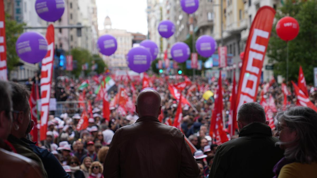 1 de mayo: Manifestacin del 1 Mayo en Madrid